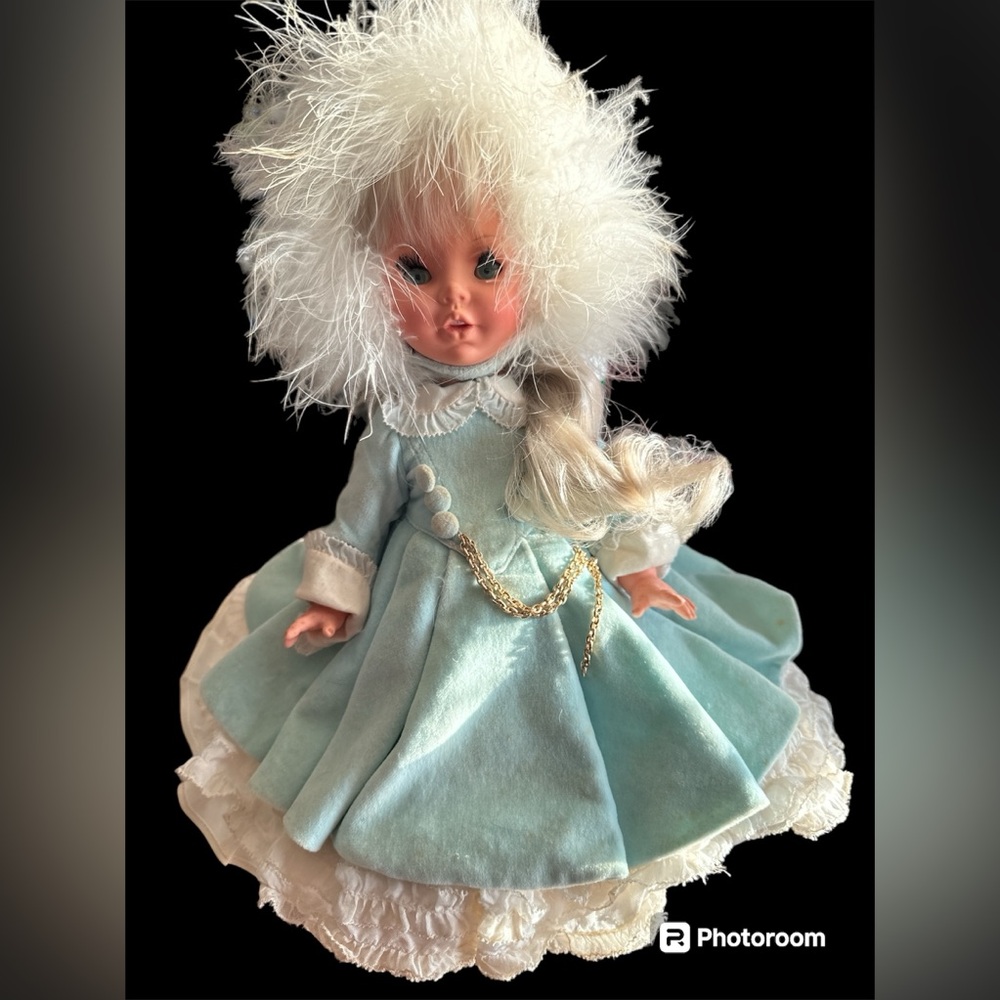 Vintage 14” Furga vinyl doll.